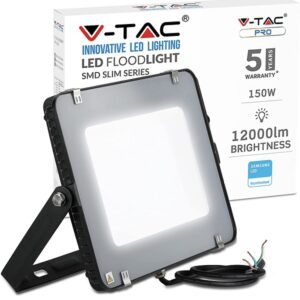 Proiettore Led 150W Luce Fredda Nero SLIM 12000 Lumen PRO